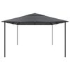 vidaXL Gazebo 4x4x3 m Anthracite 180 g/m&sup2;