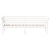 vidaXL Day Bed without Mattress White 100x200 cm Solid Wood Pine