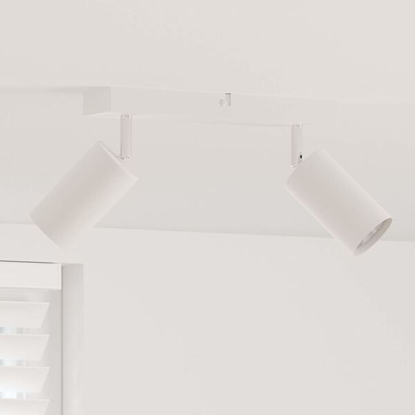 vidaXL Ceiling Spotlight White 26 x 5.5 x 16.5 cm Steel