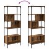 vidaXL Bookcase Old Wood 76 x 33 x 188.5 cm Engineered Wood