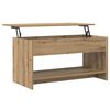 vidaXL Coffee Table Artisan Oak 80 x 50.5 x 41.5 cm Engineered Wood