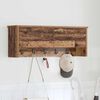 vidaXL Wall-Mounted Coat Rack Old Wood 80 x 20 x 30 cm Engineered wood