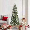 vidaXL Artificial Christmas Tree with 300 LEDs with Stand Green 180 cm