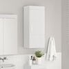 vidaXL Bathroom Wall Cabinet with Shelf TULUM White 37 x 24.5 x 86 cm