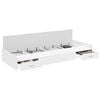 vidaXL Bed Frame with Drawer White 98.5 x 200 cm Engineered Wood