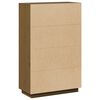 vidaXL Highboard Honey Brown 74x35x117 cm Solid Wood Pine