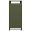 vidaXL Firewood Rack Olive Green 60x28x65 cm Cold-rolled steel