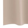 vidaXL Blackout Curtains with Rings 2 pcs Taupe 245 x 140 cm Polyester