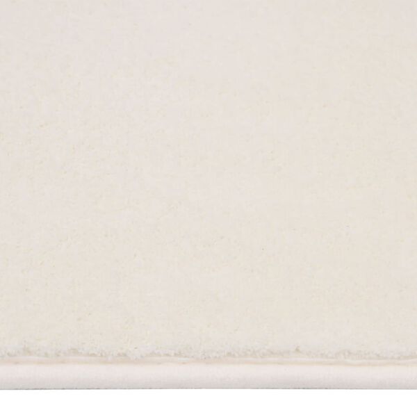 vidaXL Teddy Rug Cream 270x180 cm