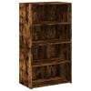 vidaXL Highboard Smoked Oak 70x41x124 cm Engineered Wood