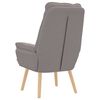vidaXL Armchair Taupe 69 x 74 x 93 cm Sherpa Fabric