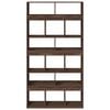 vidaXL Bookcase Brown Oak 100x33x187.5 cm Engineered Wood