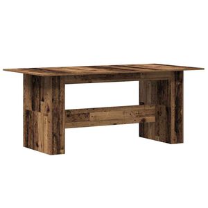 vidaXL Dining Table | Old Wood | Engineered Wood | Large | Dining Table