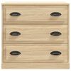 vidaXL Sideboards 2 pcs Sonoma Oak Engineered Wood