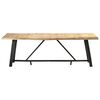vidaXL Dining Table 240x100x76 cm Rough Mango Wood