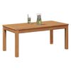 vidaXL Garden Table Natural 95 x 45 x 40 cm Solid teak wood