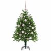 vidaXL Christmas Tree with 150 LEDs with Stand Green 120 cm PE