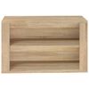 vidaXL Shoe Rack Sonoma Oak 75x35x45 cm Engineered Wood