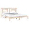 vidaXL Bed Frame without Mattress 200x200 cm Solid Wood Pine