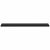 vidaXL Window Sill Black with Wood Grain 60 x 35 x 4.5 cm