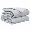 vidaXL Full Year Duvet 240 x 260 cm 300 gsm Silver