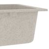 vidaXL Kitchen Sink Beige 76 x 48 x 30 cm Quartz and Resin