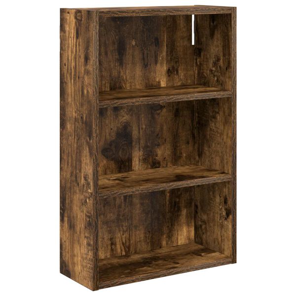 vidaXL Bathroom Wall Cabinet with Shelf Smoked Oak 40 x 16 x 62.5 cm