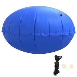 vidaXL Winter Pool Pillow Blue &Oslash; 310 x 180 cm PVC