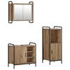 vidaXL Bathroom Cabinet Set 3 pcs Artisan Oak 40 x 36 x 99.5 cm