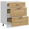 vidaXL Kitchen Base Cabinet Kalmar Artisan Oak Engineered Wood