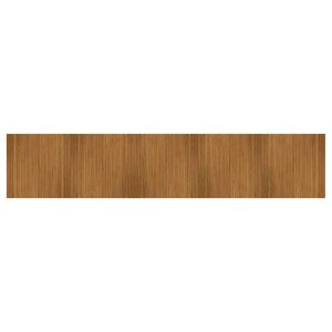 vidaXL Rug Rectangular Brown 100x500 cm Bamboo