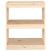 vidaXL Book Cabinet/Room Divider 60x30x71.5 cm Solid Wood Pine