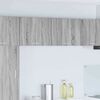 vidaXL Hanging Cabinet 2 pcs Grey Sonoma and White 50 x 31 x 40 cm