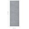 vidaXL Runner Rug BCF Grey 60x150 cm