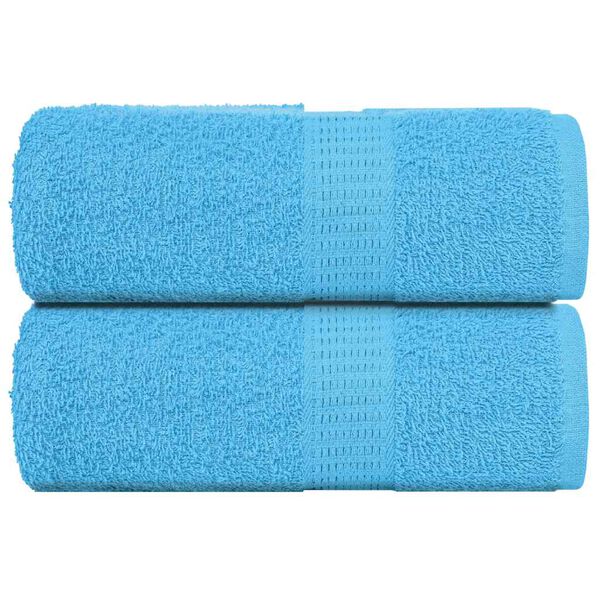 vidaXL Wash Towels 2 pcs "FROGN" Turquoise 30x30 cm 100% Cotton