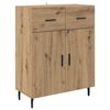 vidaXL Sideboard Artisan Oak 69.5 x 34 x 90 cm Engineered Wood