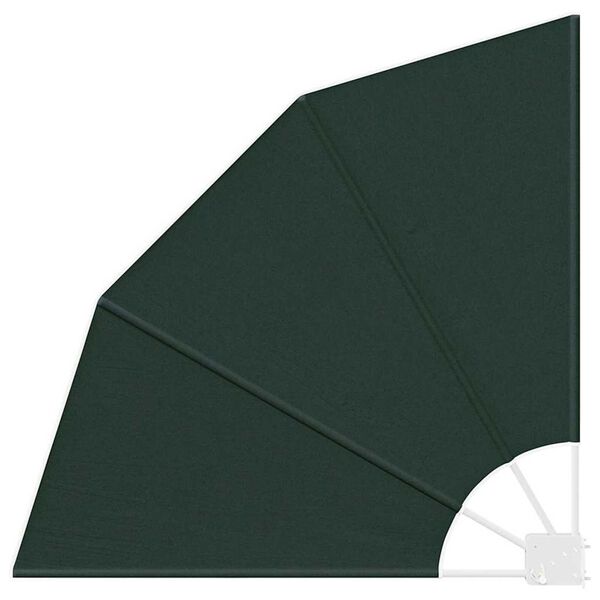 vidaXL Balcony Privacy Screen Dark Green 115 x 115 cm Polyester