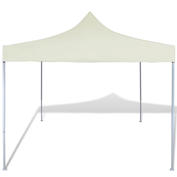 vidaXL Cream Foldable Tent 3 x 3 m