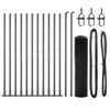 vidaXL Fence with Posts Grey 0.8 x 25 m Steel