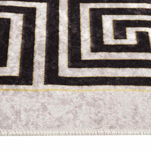 vidaXL Rug Washable 190x300 cm Light Beige Anti Slip