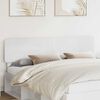vidaXL Headboard Gloss White 200 cm Engineered wood
