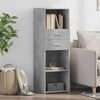 vidaXL Highboard Concrete Grey 40x42.5x124 cm Engineered Wood