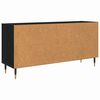vidaXL TV Cabinet Black Oak 103.5 x 30 x 50 cm Engineered Wood