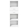 vidaXL Highboard White 40x42.5x124 cm Engineered Wood