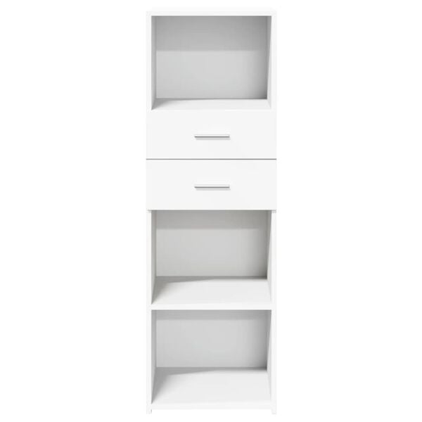 vidaXL Highboard White 40x42.5x124 cm Engineered Wood