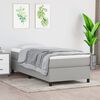 vidaXL Box Spring Bed Frame Light Grey Single Fabric (UK/IE/FI/NO only)