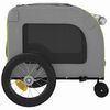 vidaXL Pet Bike Trailer Green and grey 124.5 x 63.5 x 53 cm