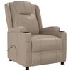 vidaXL Massage Chair Cappuccino Faux Leather