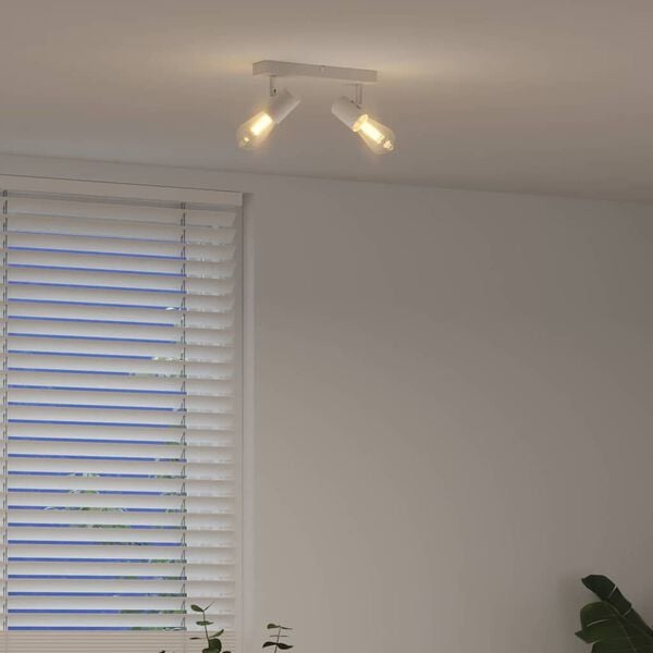 vidaXL Ceiling Spotlight White 26 x 6.5 x 11.5 cm Steel
