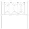 vidaXL Metal Replace Headboard White 80 cm